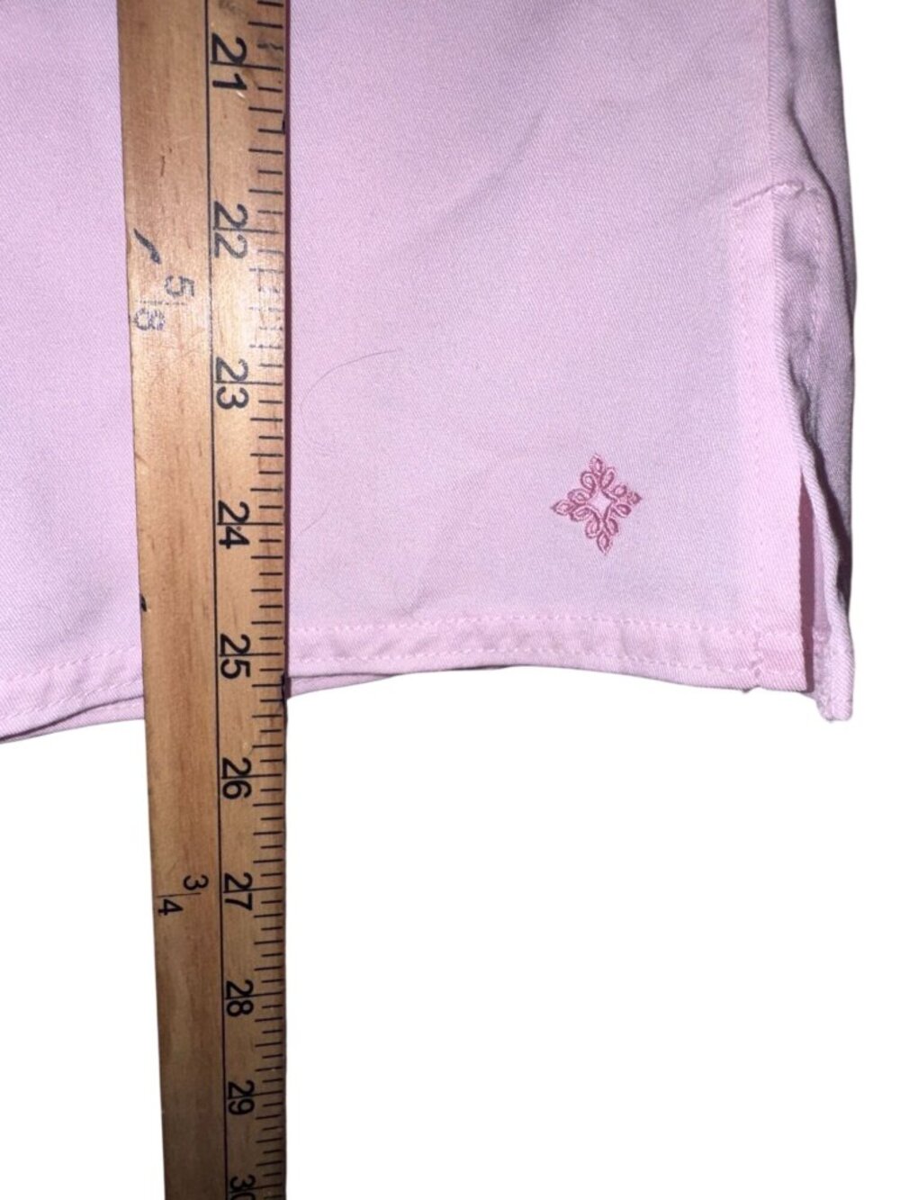 Med Couture Touch Womens Scrub Set Pink V-Neck Top S & Jogger Pants SP - Picture 12 of 12